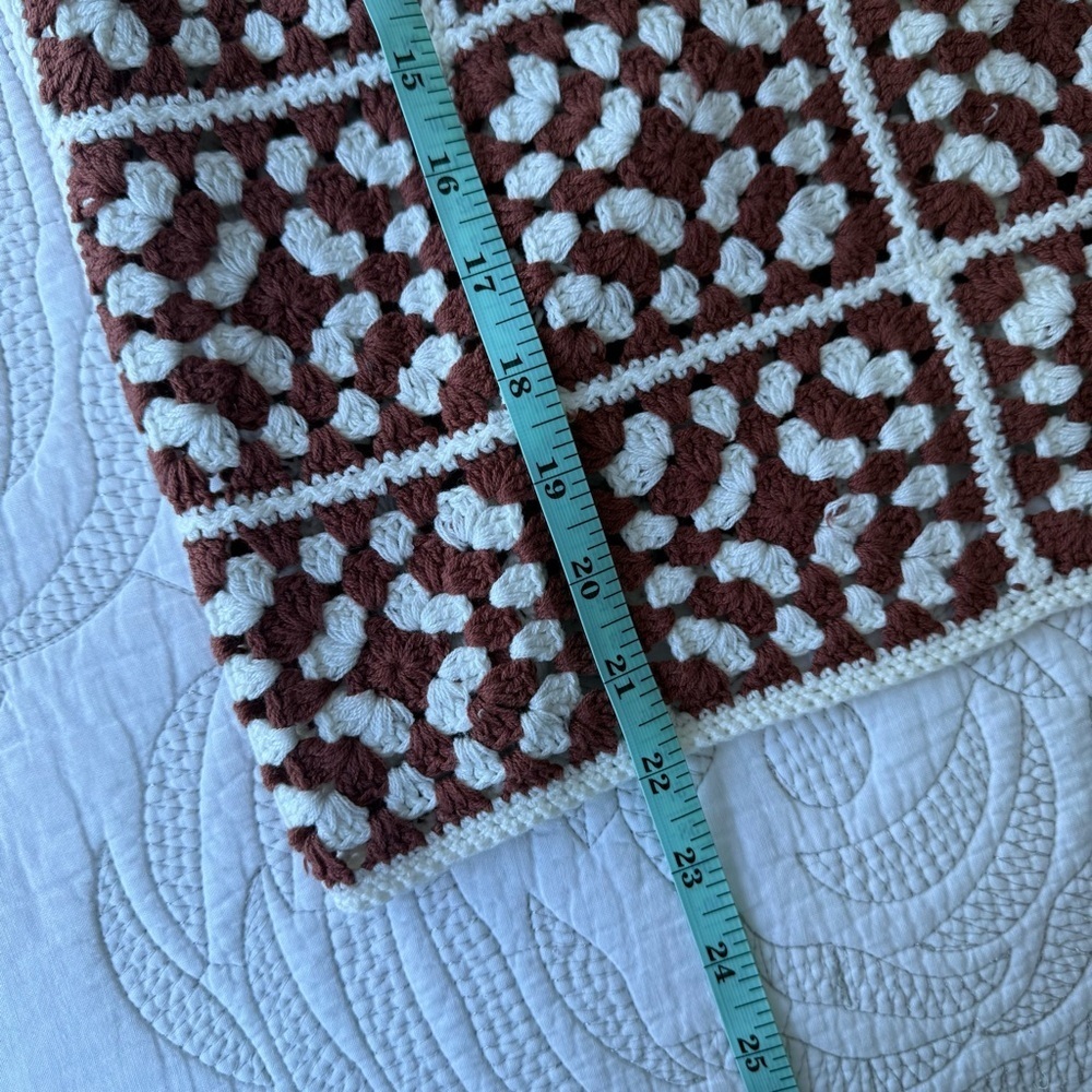 NWOT - Marine Layer - Cora Crochet Tank in Brown/Cream - Picture 10 of 12